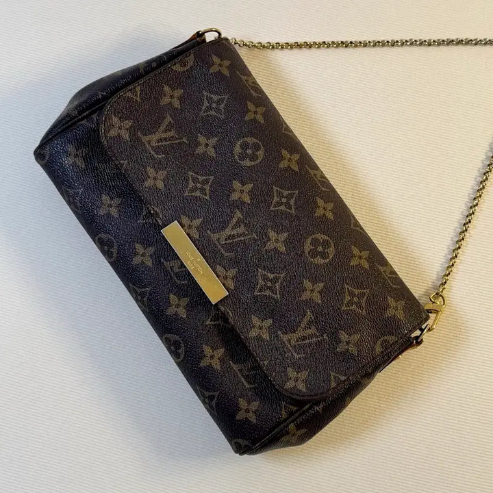 [BUNJANG] Louis Vuitton Favorite Monogram Canvas MM Shoulder Crossbody Bag / [정품]루이비통 페이보릿 캔버스 MM/숄더백/크로스백