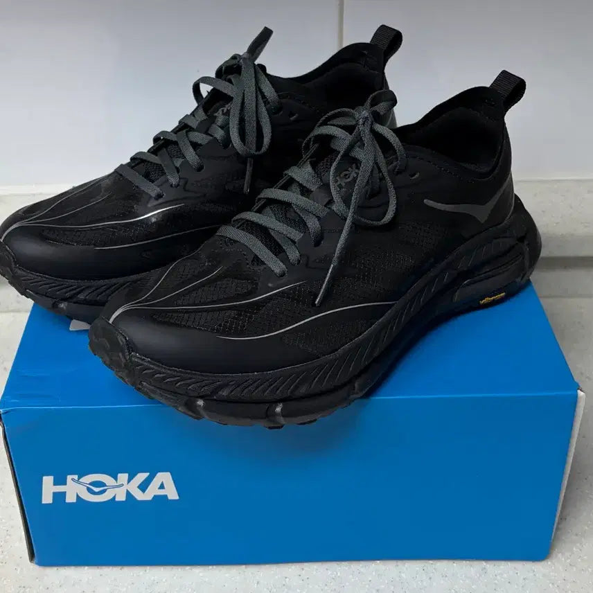 [BUNJANG] Hoka Mafate Speed 4 Light Black Running Shoes / 호카 마파테 스피드 4 라이트 블랙 260