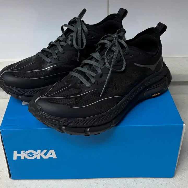 [BUNJANG] Hoka Mafate Speed 4 Light Black Running Shoes / 호카 마파테 스피드 4 라이트 블랙 260