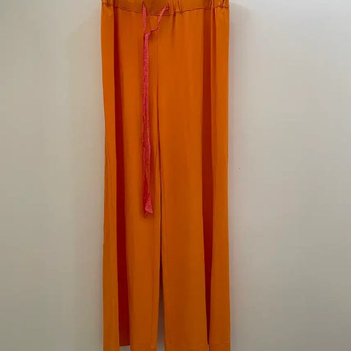 [BUNJANG] Roberto Cavalli Orange Wide Leg Pants / 로베르토카발리 오렌지 와이드 팬츠