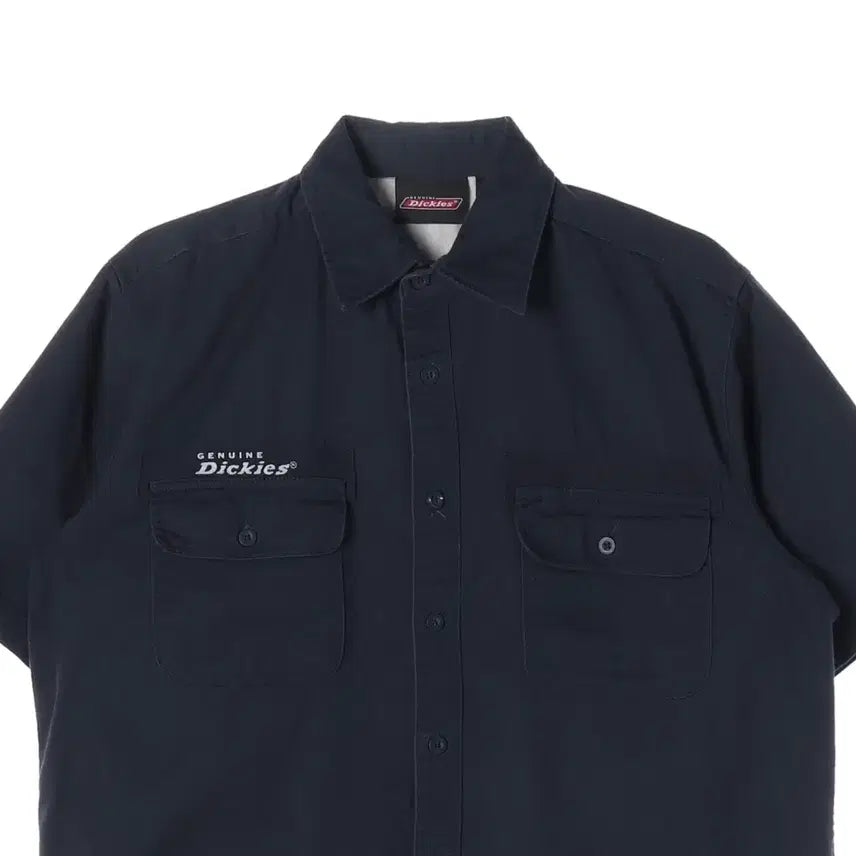 [BUNJANG] Dickies Short Sleeve Shirt Navy L / 디키즈 반팔 셔츠 네이비 L