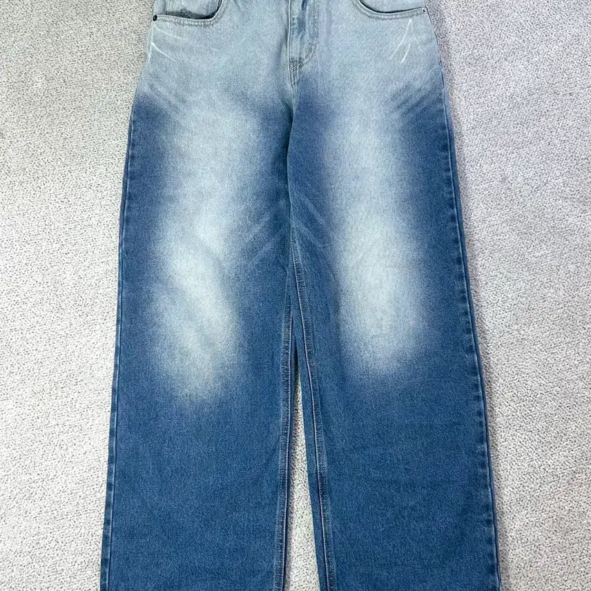 [BUNJANG] Prenda Denim Two-Tone Washed Jeans / Prenda 데님 투톤 워싱진