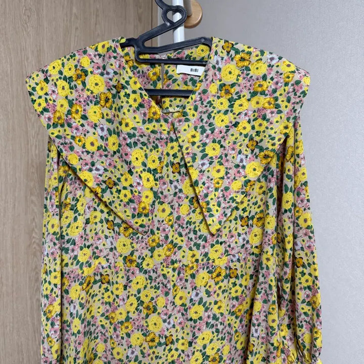 [BUNJANG] Yellow Flower Long Dress / 옐로우 플라워 롱 원피스