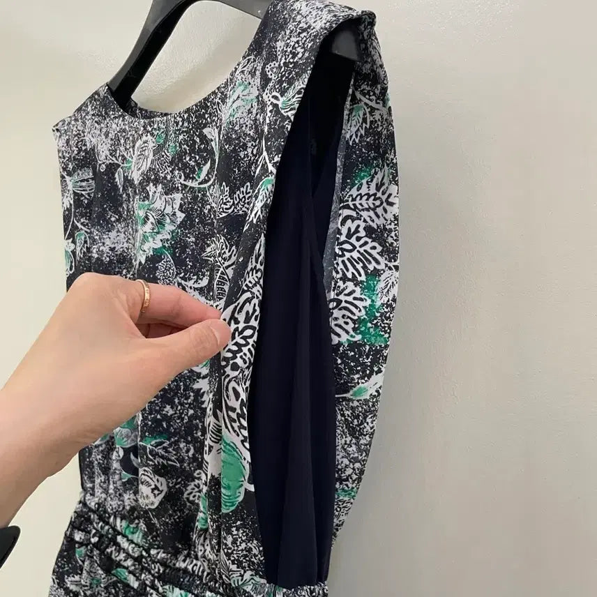[BUNJANG] System Pattern Midi Dress / 시스템 원피스