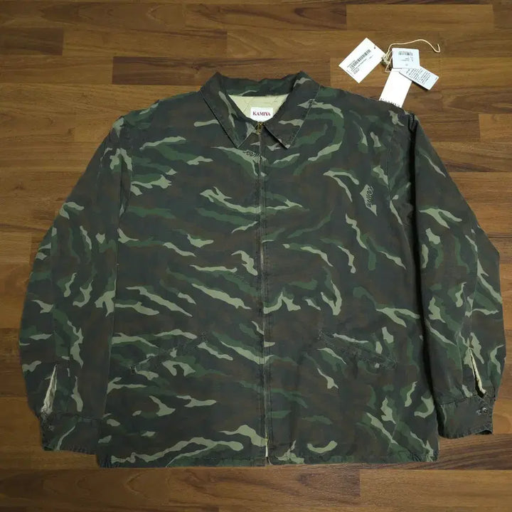 [BUNJANG] KAMIYA Camo Padded Swing Top Jacket / [L]카미야 카모 패디드 스윙탑 자켓 KAMIYA