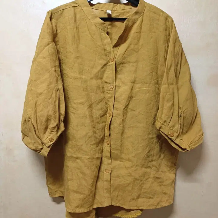 [BUNJANG] Linen Top / 린넨 상의