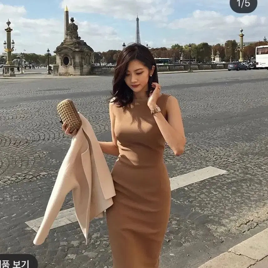 [BUNJANG] Leticella Giselle Midi Dress / 레티첼라 지젤 원피스