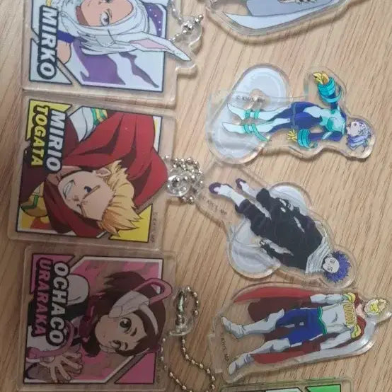 [BUNJANG] My Hero Academia Acrylic Standee &amp; Keychain Bundle Set / 나히아 키링, 아크릴 스탠드 일괄