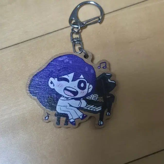 [BUNJANG] OMORI Mari Wood Keyring / 오모리 OMORI 마리 우드키링