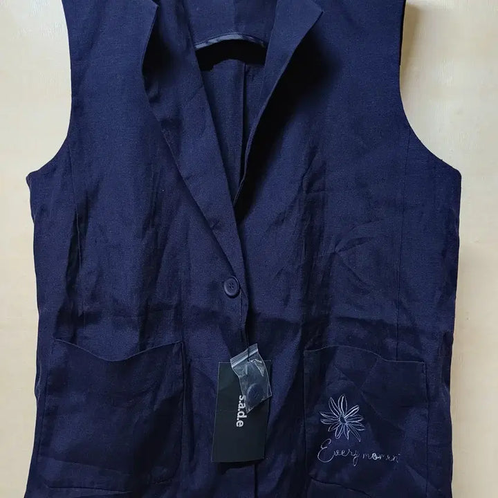 [BUNJANG] Linen Long Vest / 새상품 린넨 롱 조끼