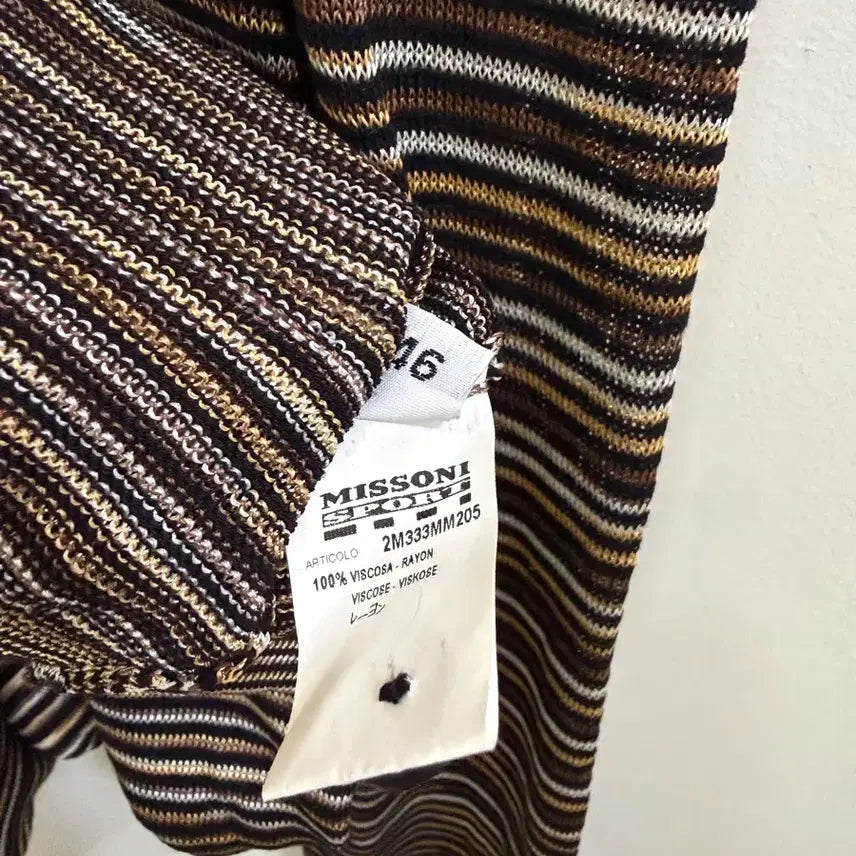[BUNJANG] Missoni Stripe Knit Cardigan / 미쏘니 스트라이프 니트 가디건(정품)
