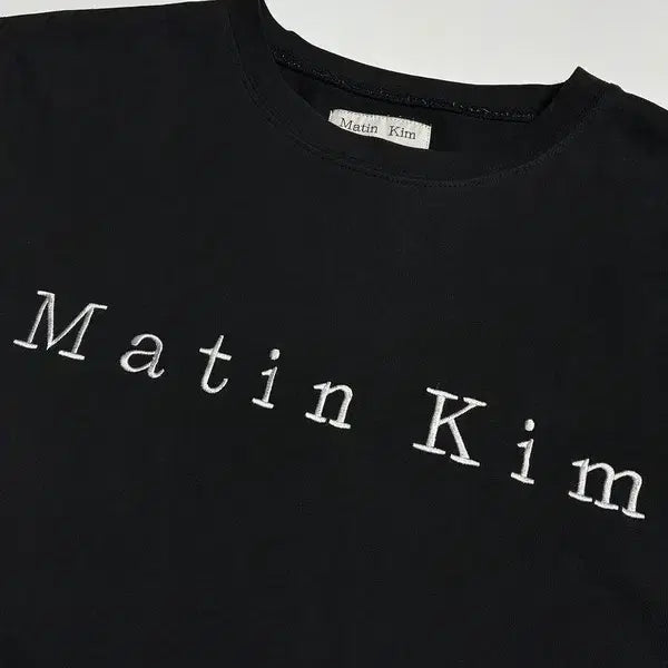 [BUNJANG] Matin Kim 23SS Logo Short Sleeve T-Shirt / 마뗑킴 23SS MATIN KIM 로고 반팔 티셔츠 PN9941