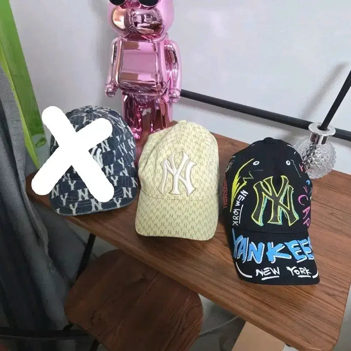 [BUNJANG] New York Yankees MLB Denim Baseball Cap / 뉴욕양키스 MLB 볼캡 모자