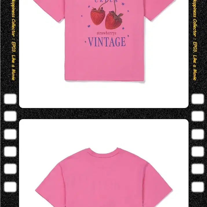 [BUNJANG] Bitter Cells T-Shirt Pink Size 2 / 비터셀즈 티셔츠 핑크