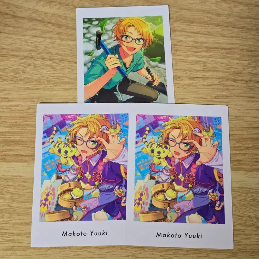 [BUNJANG] Ensemble Stars! Yuki Makoto Vol. 6 Pashacard Set (Pre/Post Battle) / 앙스타 6탄 파샤 각전 각후 3장 일괄 유우키 마코토