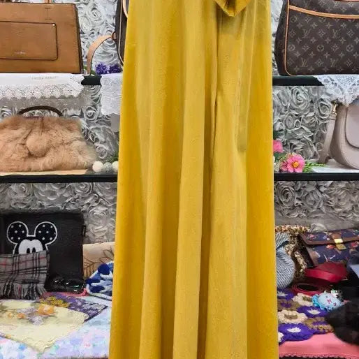 [BUNJANG] CLASSICAL ELF 100% Cotton Crinkled Long Dress / CLASSICAL ELF 면 100% 바스락 롱원피스 (66 77)