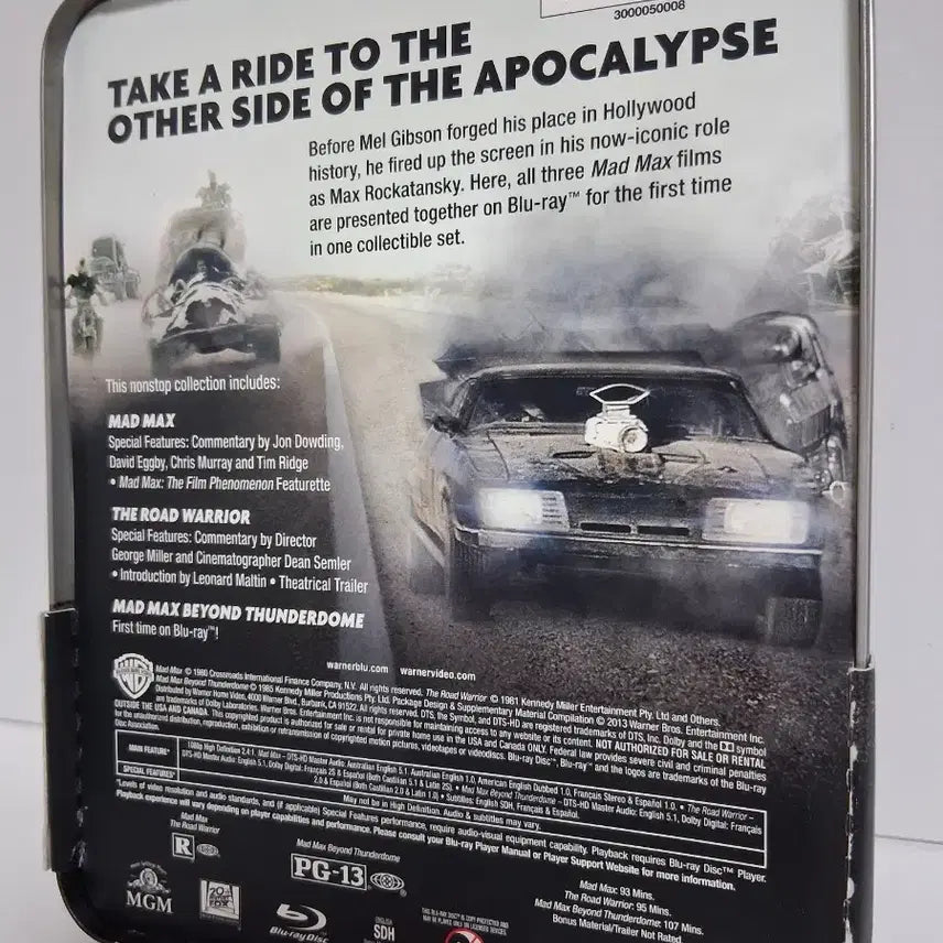 [BUNJANG] Mad Max Trilogy Blu-ray Steelbook (Unsealed) / (미개봉)매드맥스 트릴로지 블루레이 스틸북