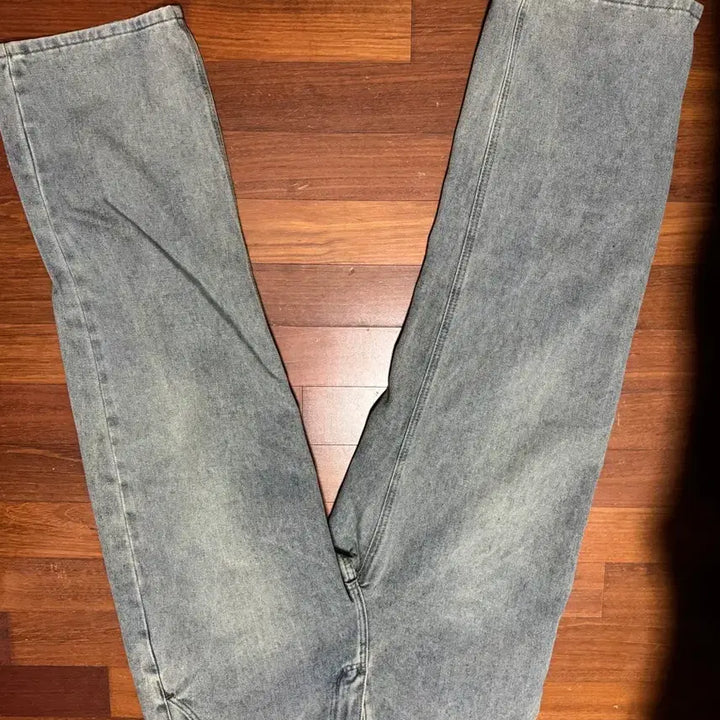 [BUNJANG] Semi-Wide Fit Pants Sand Blue / 세미와이드 펜츠 샌드블루