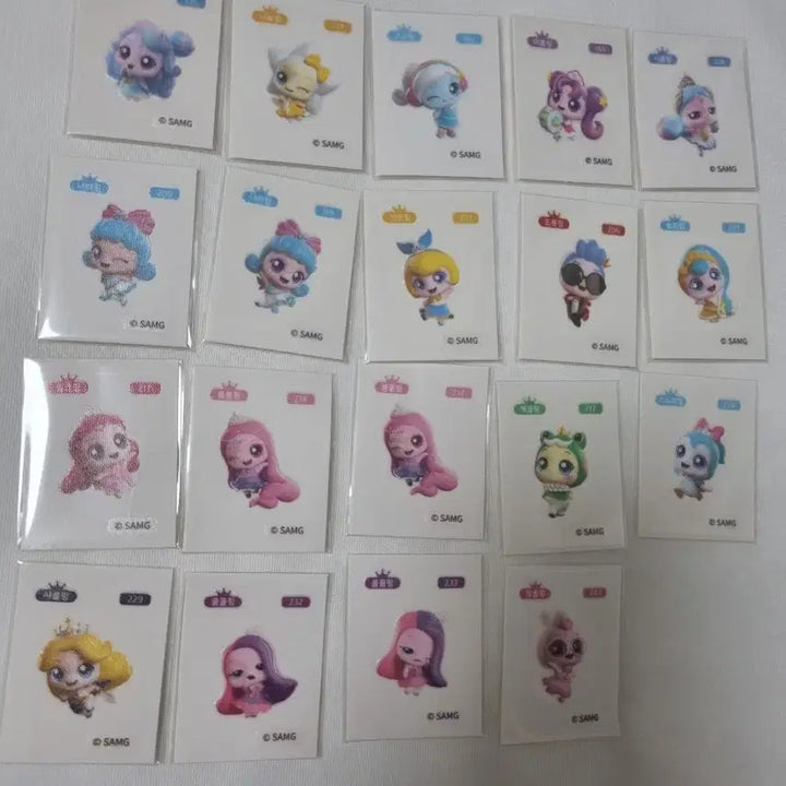 [BUNJANG] TINIPING Sticker Set (9 Types) / 티니핑 띠부씰 판매