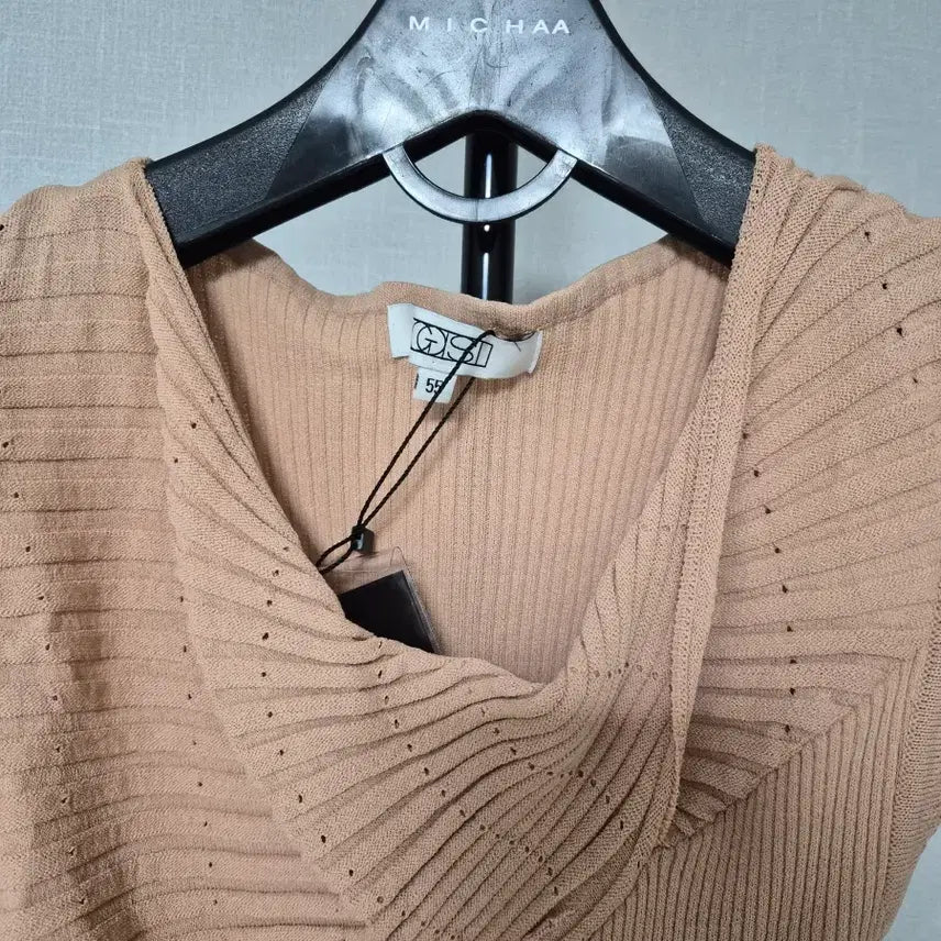 [BUNJANG] Egoist Ribbed Knit Sleeveless Top Size 55 / 새상품 에고이스트 S 55 민소매 골지니트 탑 W-민-074