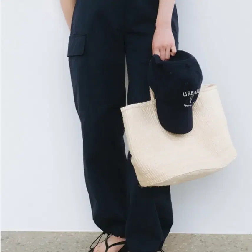 [BUNJANG] URBANIC30 Ripstop Cargo Pants White S / 얼바닉30 립스탑 카고팬츠 (화이트 새상품) S사이즈