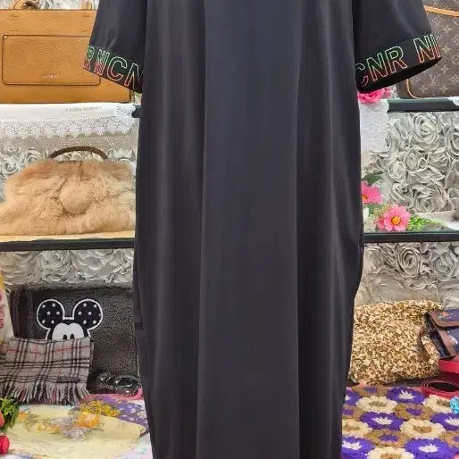 [BUNJANG] Crinkled Long Dress / 바스락 롱원피스 (55 66 77)