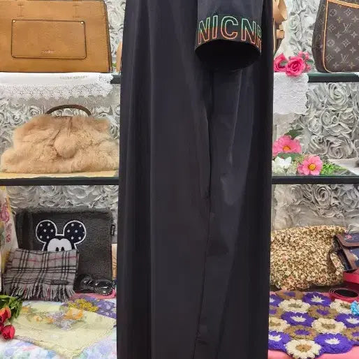 [BUNJANG] Crinkled Long Dress / 바스락 롱원피스 (55 66 77)
