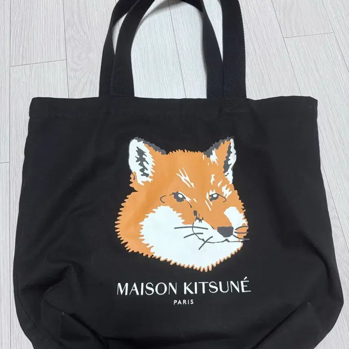[BUNJANG] Maison Kitsuné Fox Logo Tote Bag / 메종키츠네 폭스 로고 가방