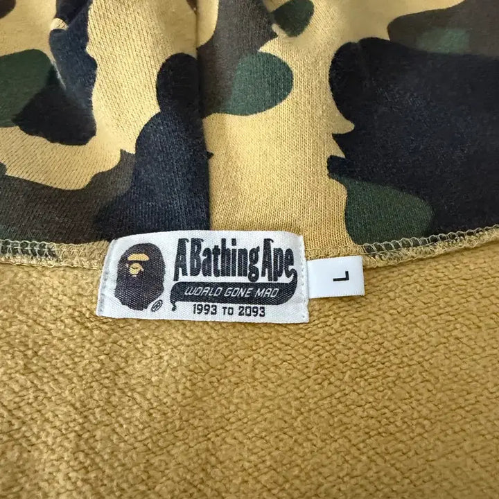 [BUNJANG] BAPE Shark Hoodie Yellow Camo / 베이프 샤크후드 황계