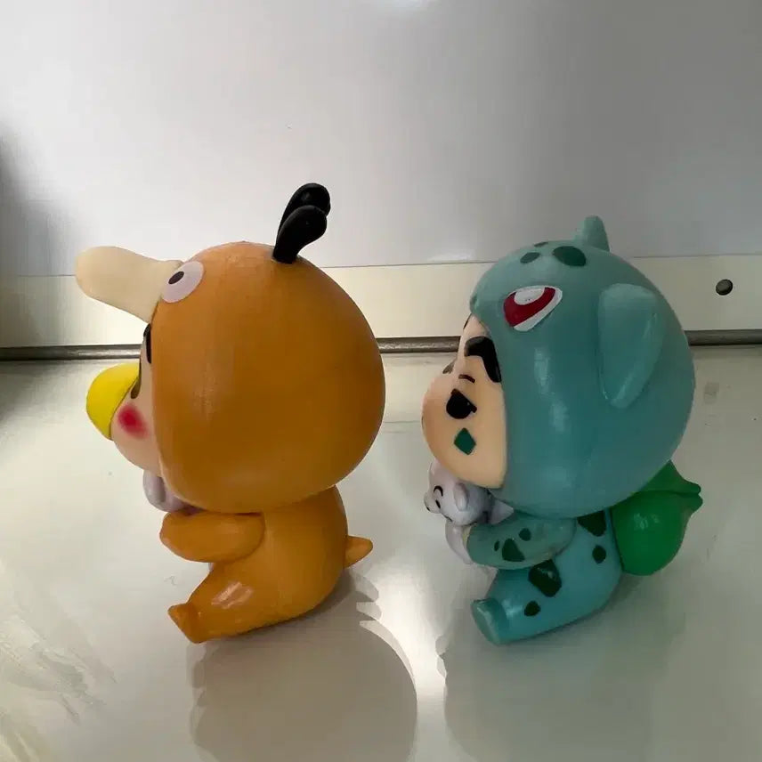 [BUNJANG] Crayon Shin-chan Pokemon Cosplay Figure Set (2 Types) / 짱구 포켓몬피규어 2종세트 판매합니다