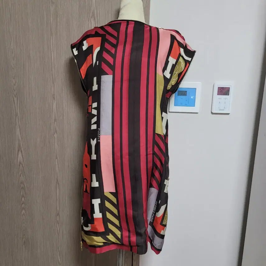 [BUNJANG] Elegant Silk Pattern Dress / 고급스런 실크 원피스 패턴 드레스