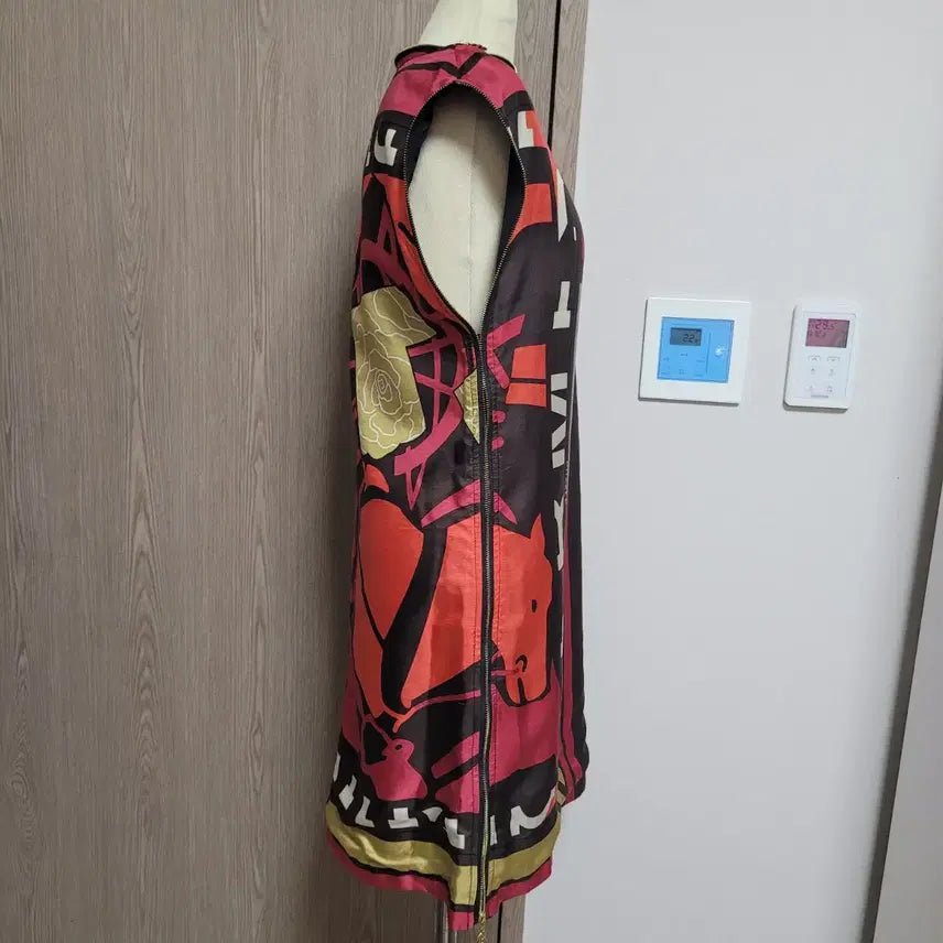 [BUNJANG] Elegant Silk Pattern Dress / 고급스런 실크 원피스 패턴 드레스