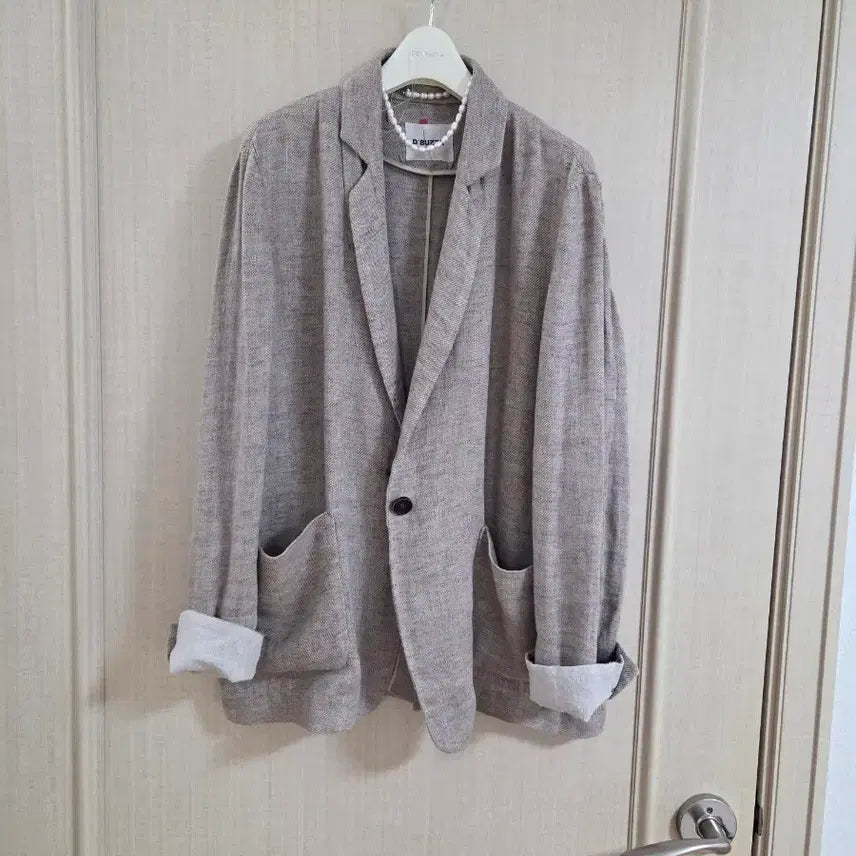 [BUNJANG] Linen Oversized Jacket / 고급스런 오버핏 린넨자켓