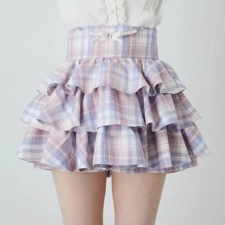 [BUNJANG] Ank Rouge Neko Chan Skirt Pants Pink / 앙크루즈 네코스카판 핑크