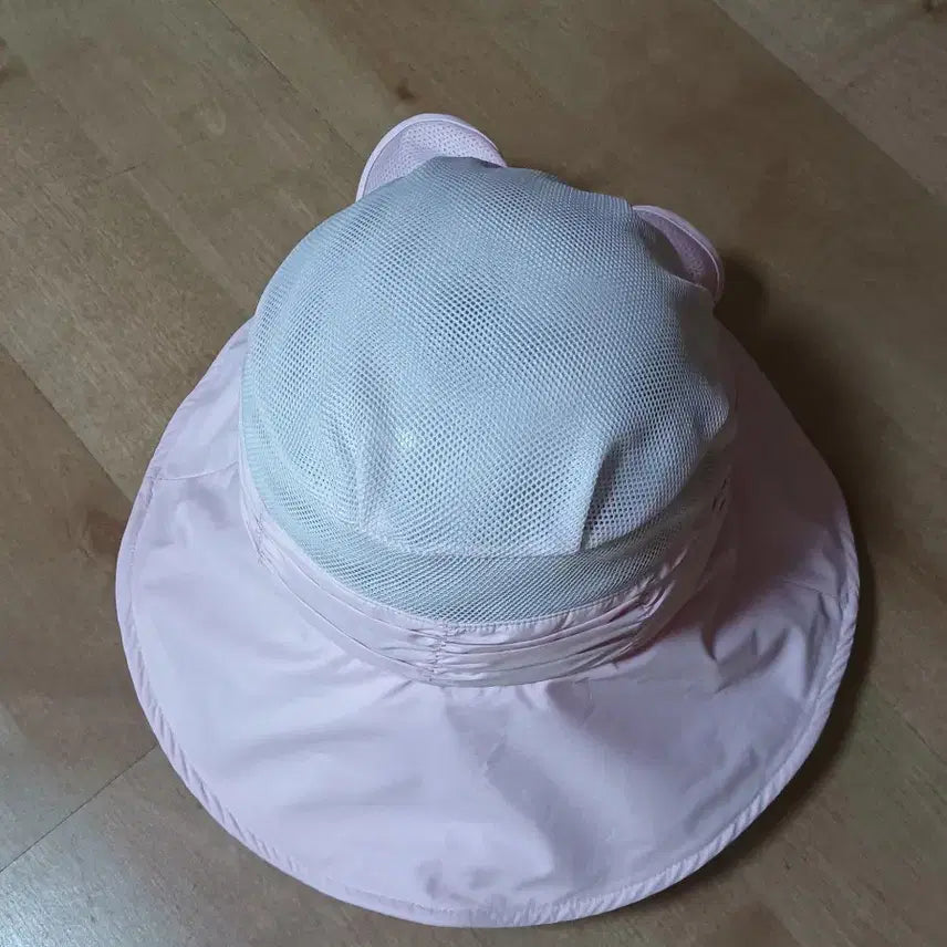 [BUNJANG] JISEN Mesh Bucket Hat Pink / 지센 메쉬 벙거지 모자 free