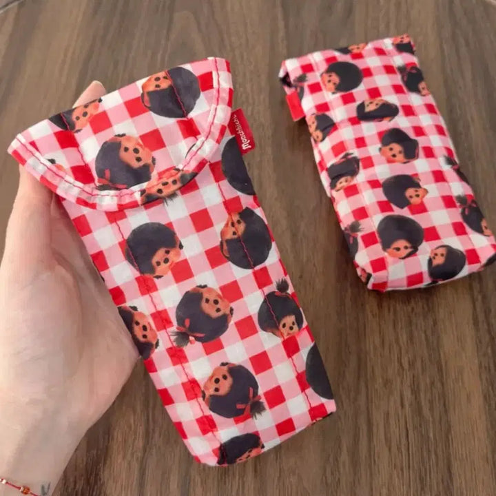 [BUNJANG] Monchhichi Glasses Case / 몬치치 안경 파우치 케이스