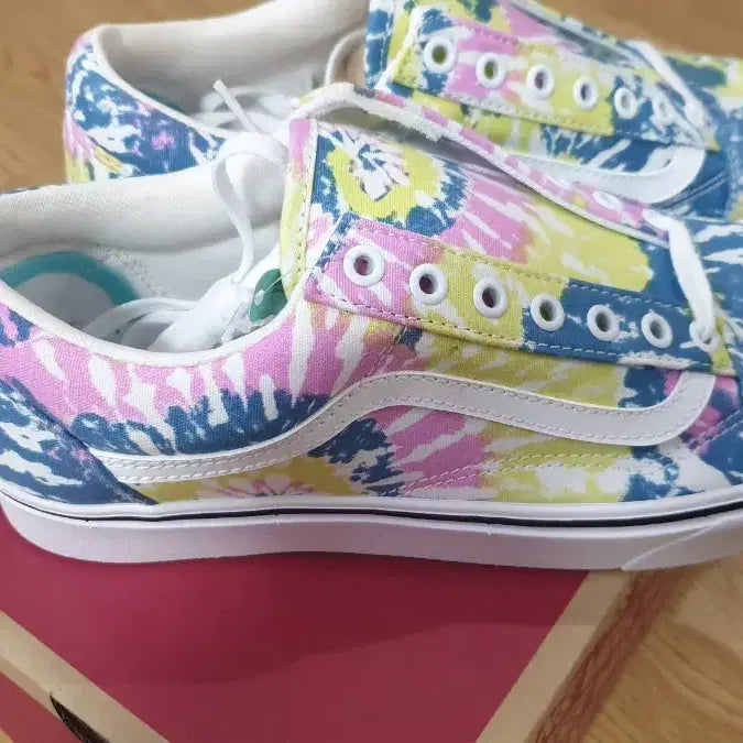[BUNJANG] Vans ComfyCush Old Skool Tie-Dye Orchid (Ultra-Lightweight/Cushioned) Shoes / *프로상점* [290] 반스 컴피쿠시 올드스쿨 타이다이 (초경량/쿠션형)