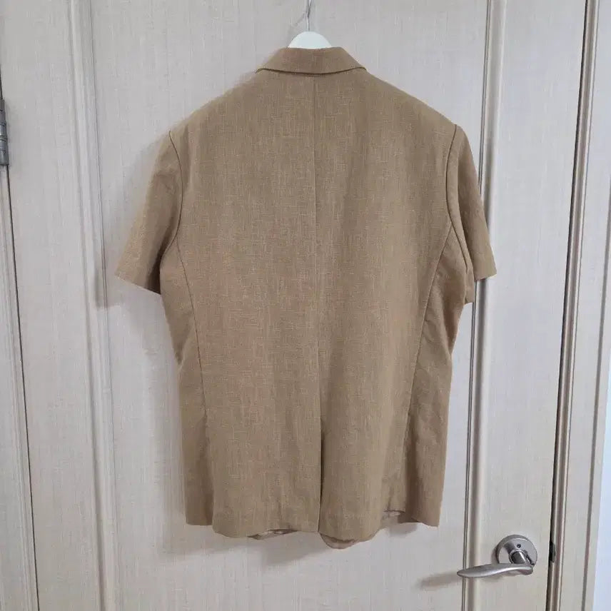 [BUNJANG] Trendier Apparel Linen Short Sleeve Jacket / 트렌디어페럴 고급스런 린넨 반팔자켓