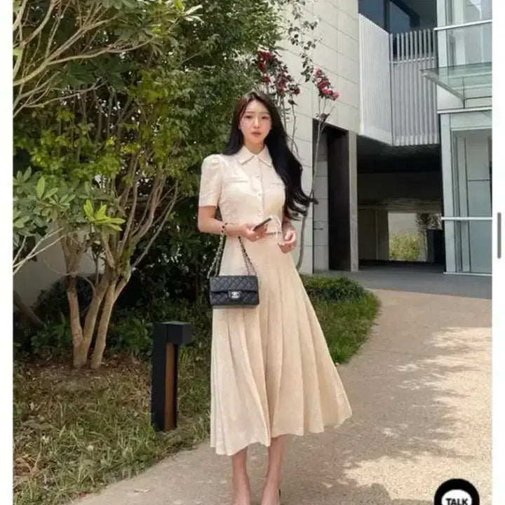 [BUNJANG] Marie Market Linen Two-Piece Set (Size M) / 마리마켓 린넨투피스 새제품