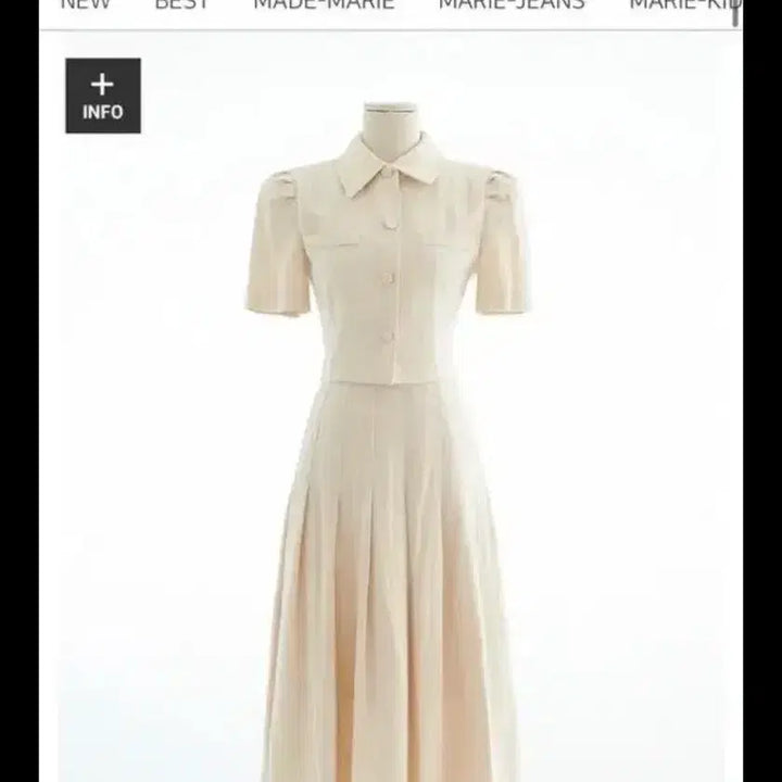 [BUNJANG] Marie Market Linen Two-Piece Set (Size M) / 마리마켓 린넨투피스 새제품