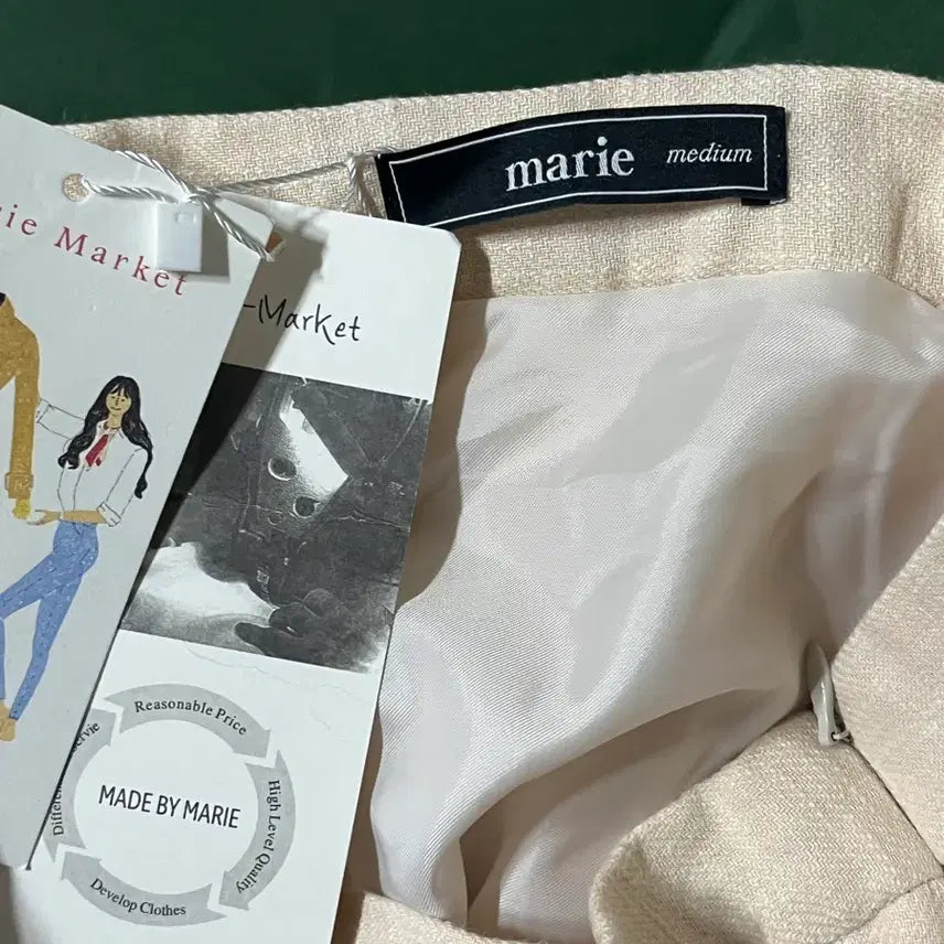 [BUNJANG] Marie Market Linen Two-Piece Set (Size M) / 마리마켓 린넨투피스 새제품