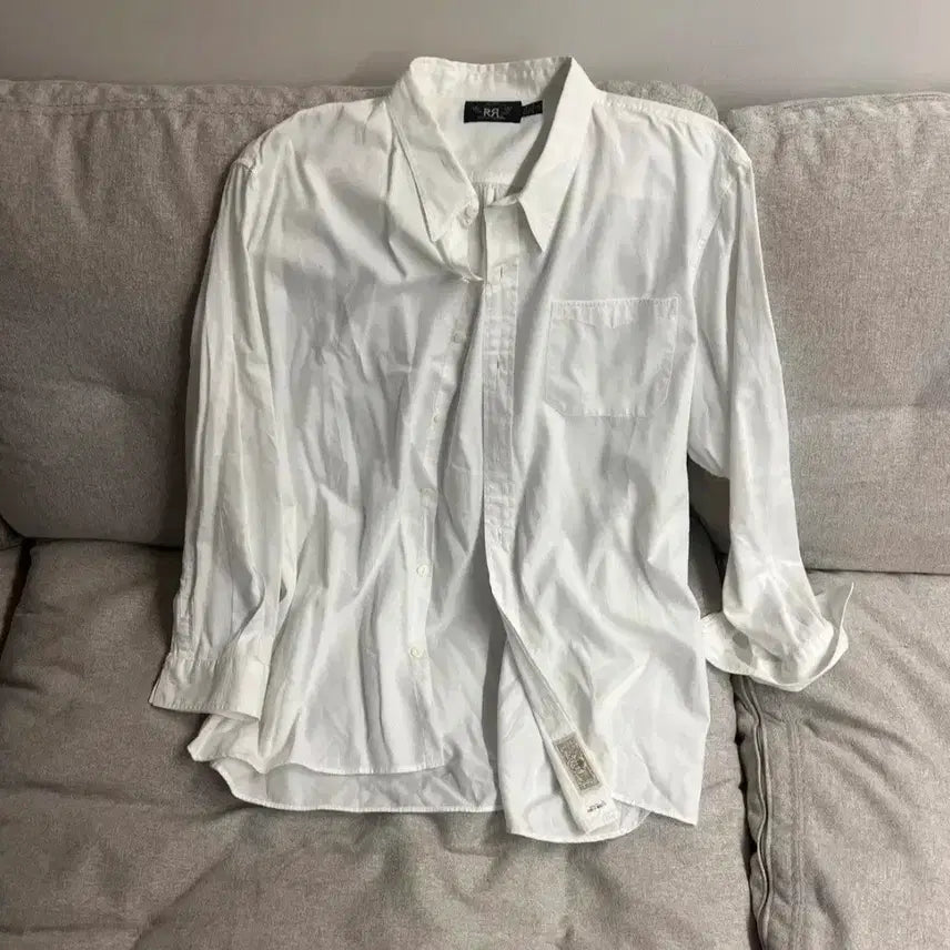[BUNJANG] RRL White Shirt XL / rrl 화이트셔츠