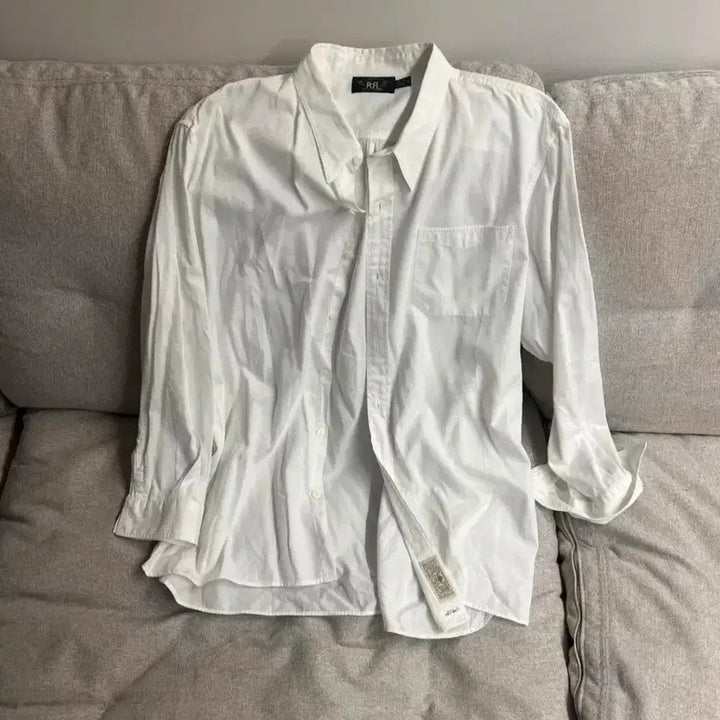 [BUNJANG] RRL White Shirt XL / rrl 화이트셔츠