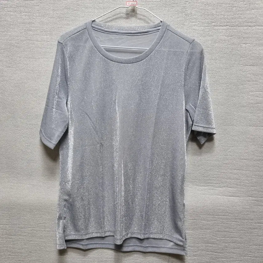 [BUNJANG] Sparkle Short Sleeve T-Shirt / 바446 반짝이 반팔 티셔츠