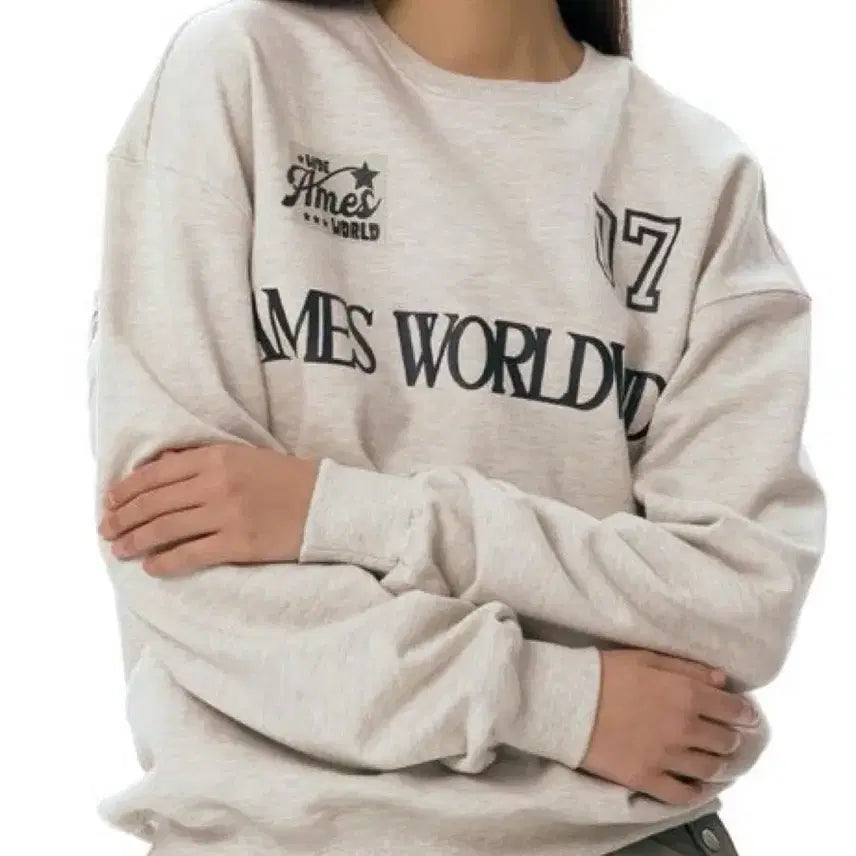 [BUNJANG] Ames Worldwide Sweatshirt M / Ames 에메스 월드와이트 맨투맨 M