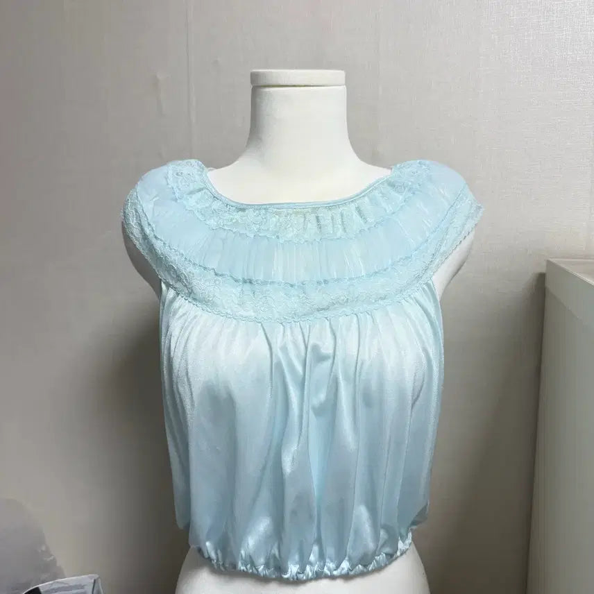 [BUNJANG] Monni Reform Top Sora Layered Lace Slip Top / (주말 할인) 몬니 리폼탑 엔느빈티지 소라 레이어드 레이스 슬립탑