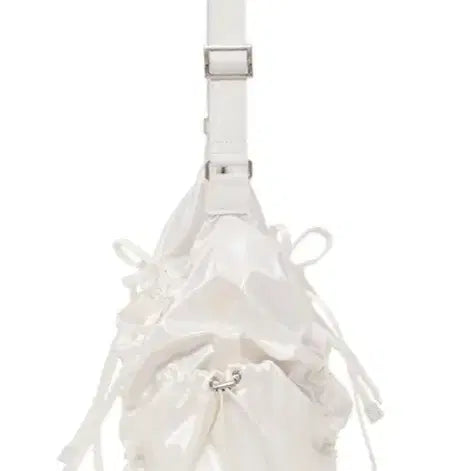 [BUNJANG] Pour Feel String Ribbon Large Hobo Bag / 포어필 스트링 리본 라지 호보백