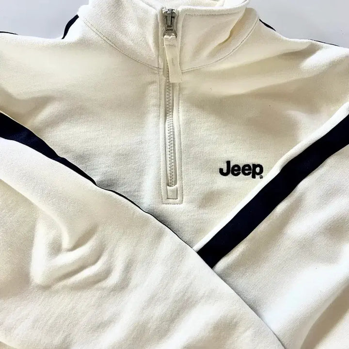 [BUNJANG] Jeep Half-Zip Sweatshirt S / 지프 반집업 맨투맨