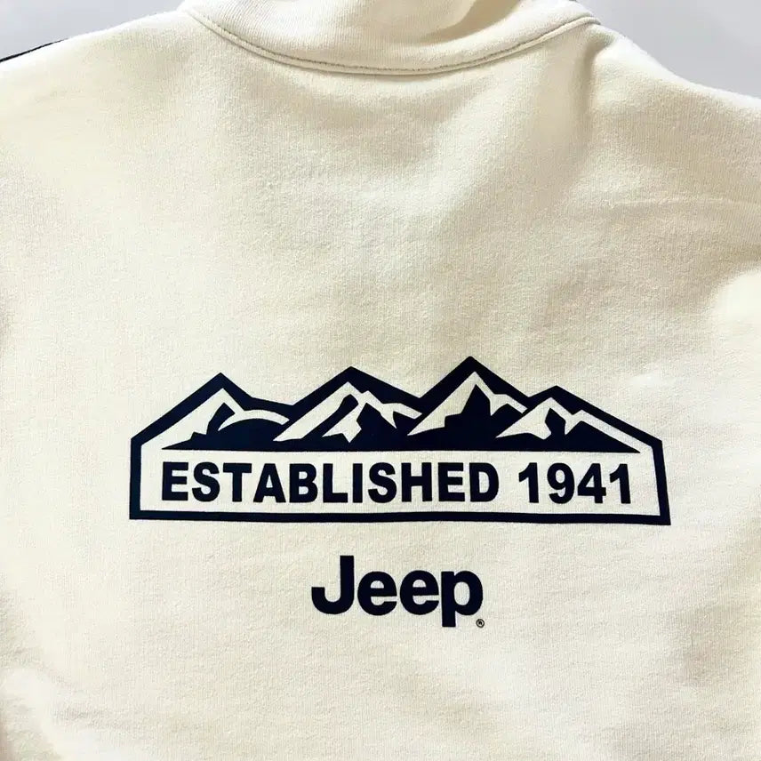 [BUNJANG] Jeep Half-Zip Sweatshirt S / 지프 반집업 맨투맨