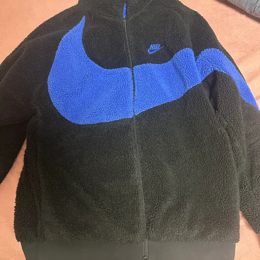 [BUNJANG] Nike Big Swoosh Reversible Fleece Jacket / 나이키 빅 스우시 리버서블 후리스 자켓